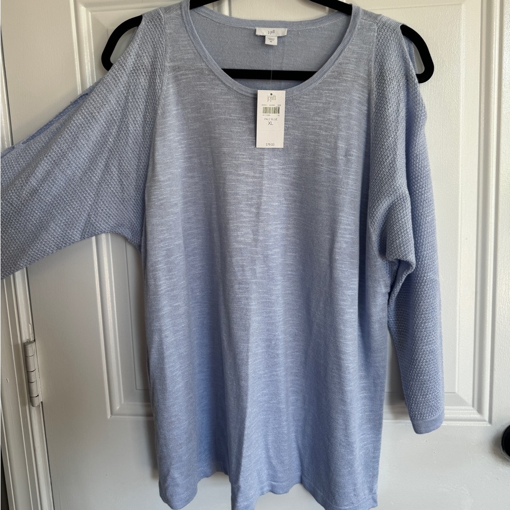 JJill light blue shirt